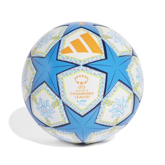 adidas Football Women Champions League Final 2024/25 Lisbon League - White/orange/night Sky, size Ball SZ. 5 on Productcaster.