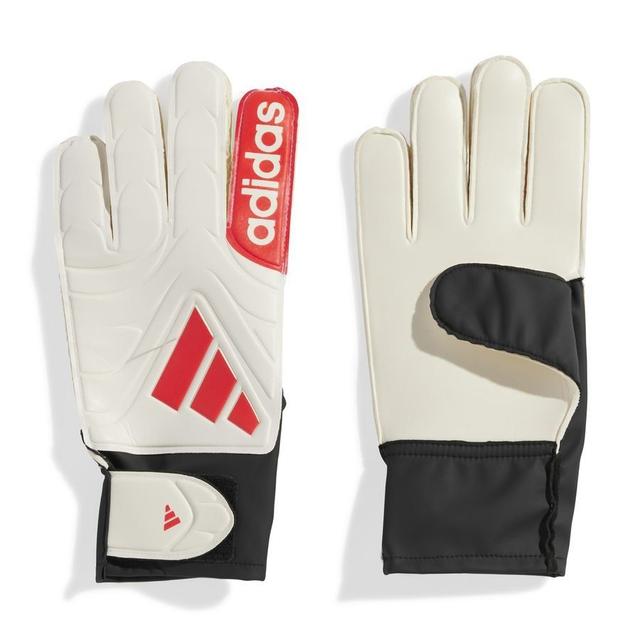 adidas Goalkeeper Gloves Copa Club Pure Victory - White/lucid Red/black, size 7½ on Productcaster.