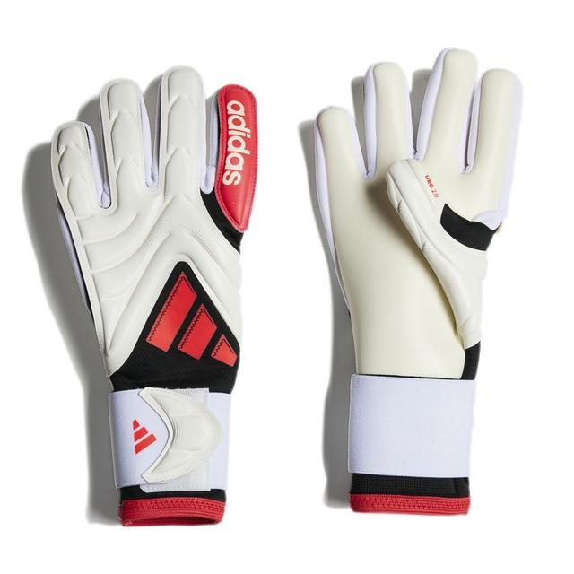 adidas Goalkeeper Gloves Copa Pro Pure Victory - White/lucid Red/black Kids, size 3 on Productcaster.