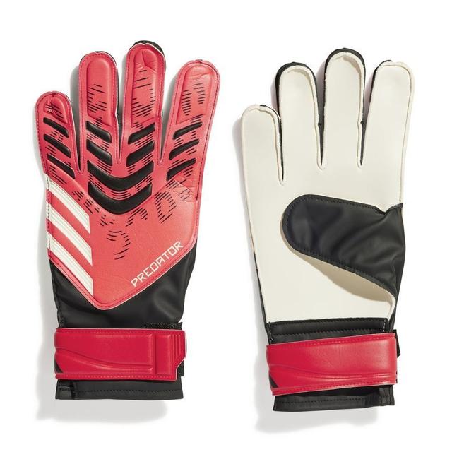 adidas Goalkeeper Gloves Predator Training Pure Victory - Lucid Red/black/white, size 10½ on Productcaster.