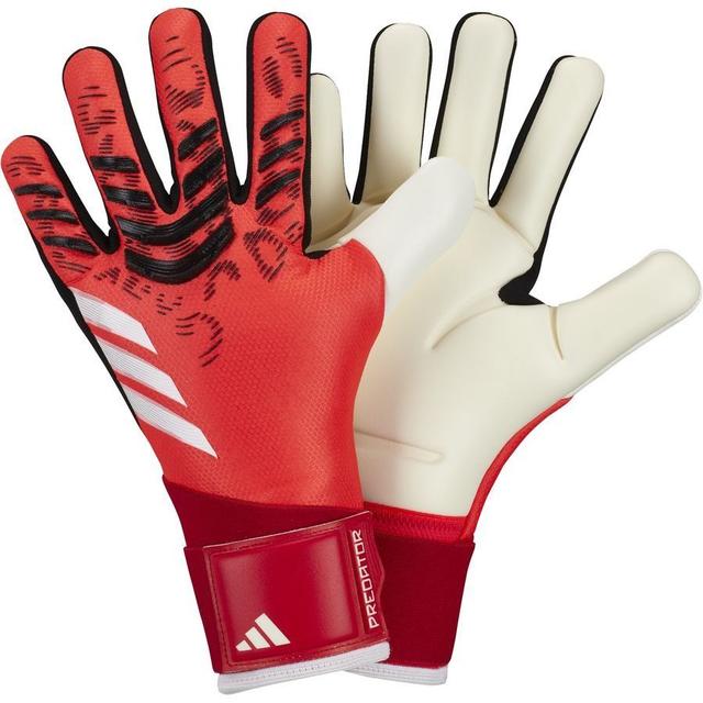 adidas Goalkeeper Gloves Predator Competition Pure Victory - Lucid Red/black/white, size 9 on Productcaster.