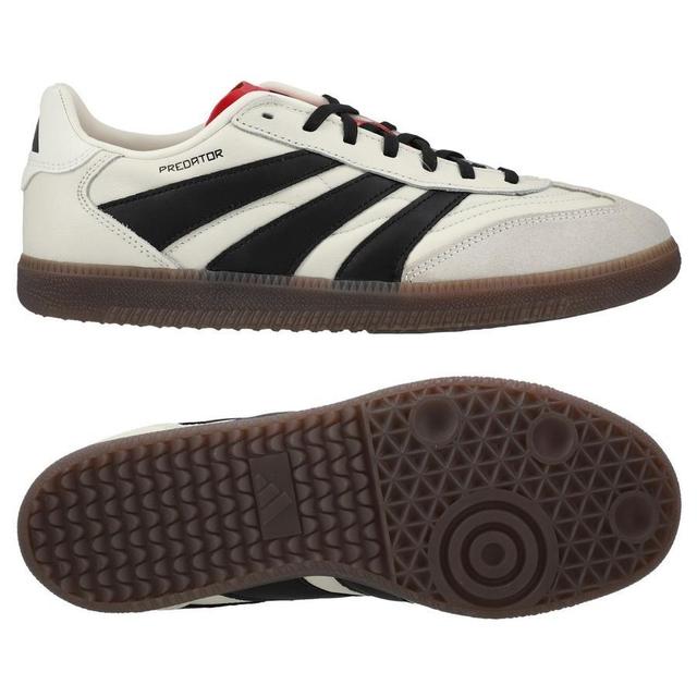 adidas Predator Freestyle In Champagne - Off White/core Black/pure Ruby - Indoor (Ic), size 36 on Productcaster.