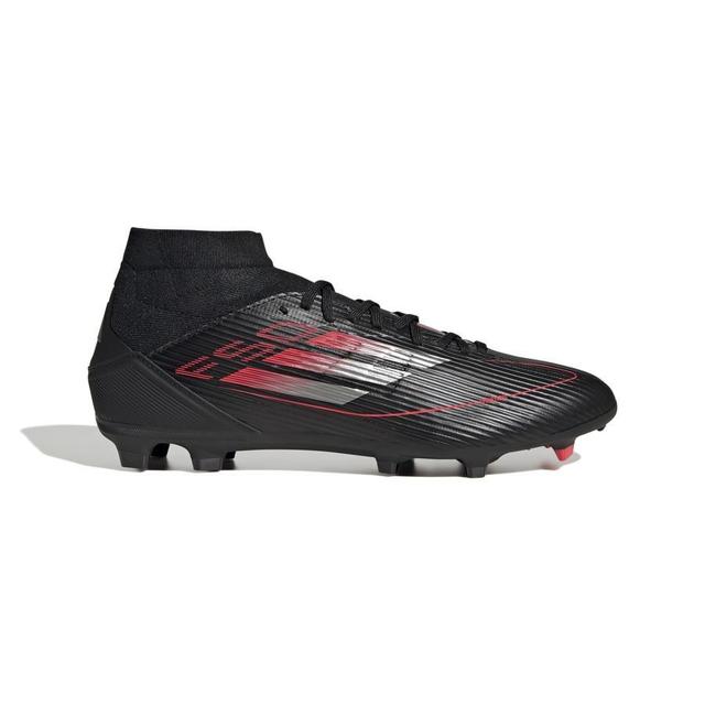 adidas F50 League Mid Fg/ag Stealth Victory - Zwart/zilver/lucid Red, maat 37⅓ on Productcaster.