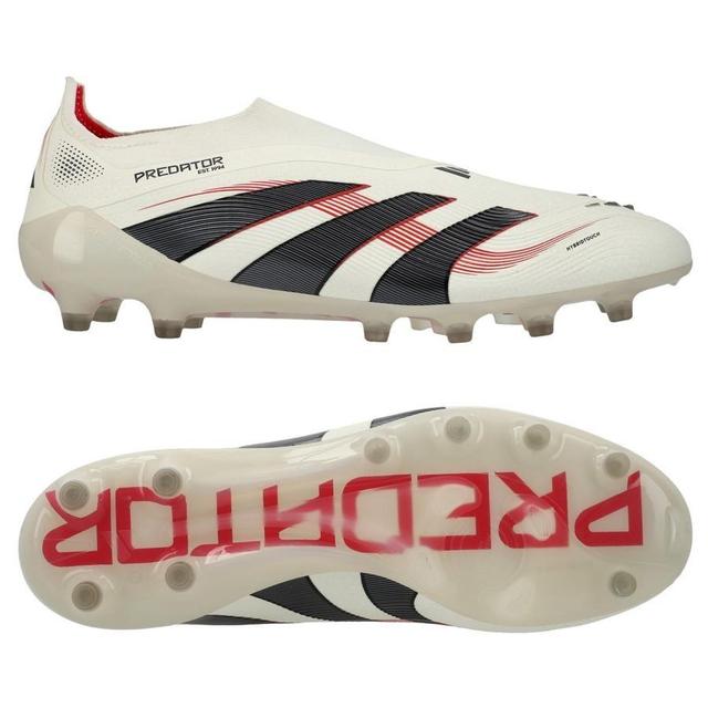 adidas Predator Elite Laceless Ag Champagne - Off White/core Black/pure Ruby - Artificial Grass (Ag), size 40⅔ on Productcaster.