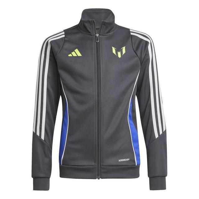 adidas Training Jacket Messi La Vida Rapida - Carbon Kids, size 128 cm on Productcaster.