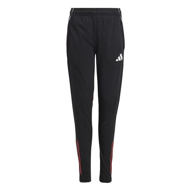 adidas Tiro 25 Competition Training Trousers - Black/red Kids, size 140 cm on Productcaster.