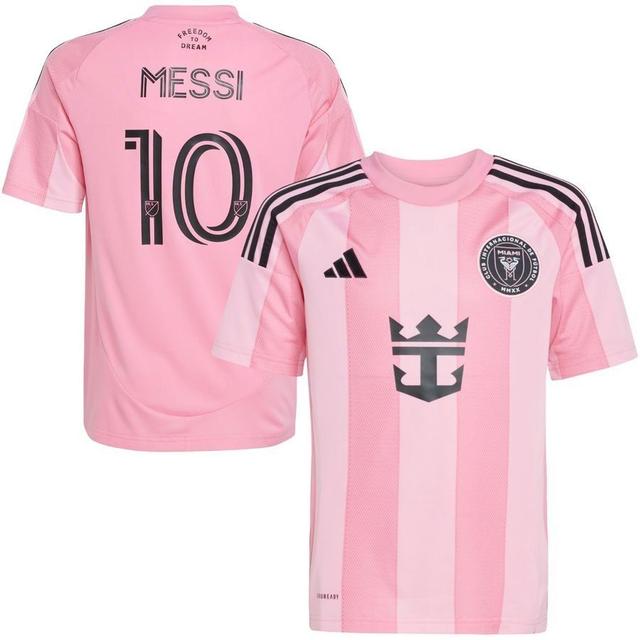 Inter Miami Home Shirt 2025 Messi 10 Kids - adidas, size 164 cm on Productcaster.