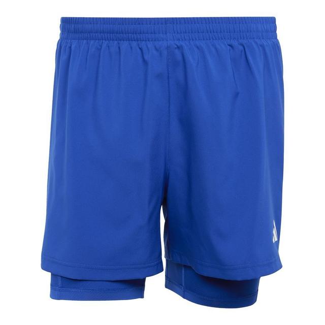 adidas Running Shorts Own The Run Climacool 2in1 - Royal Blue, size Large on Productcaster.