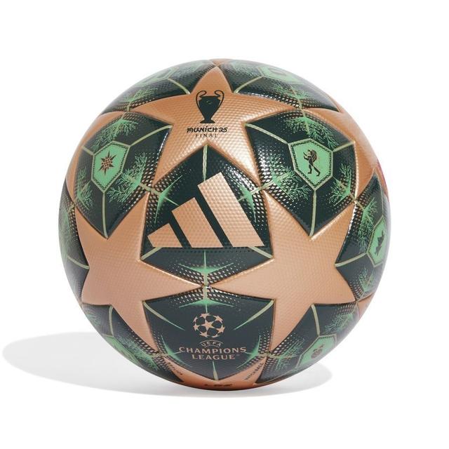 adidas Football Champions League Final 2024/25 Munich League - Shadow Green/metallic Copper, size Ball SZ. 4 on Productcaster.