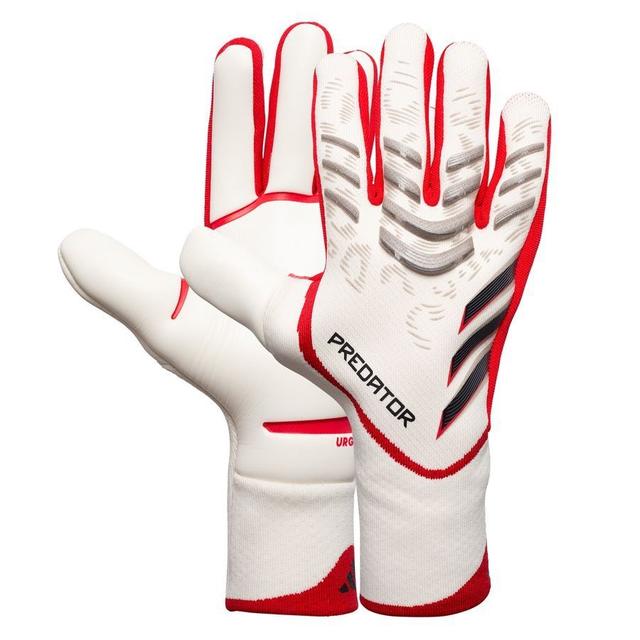 adidas Goalkeeper Gloves Predator Pro Champagne - White/pure Ruby/black, size 11½ on Productcaster.