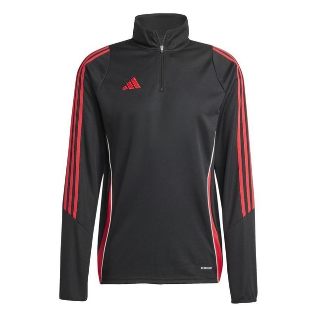 adidas Training Shirt Tiro 24 - Black/pure Ruby, size Large on Productcaster.