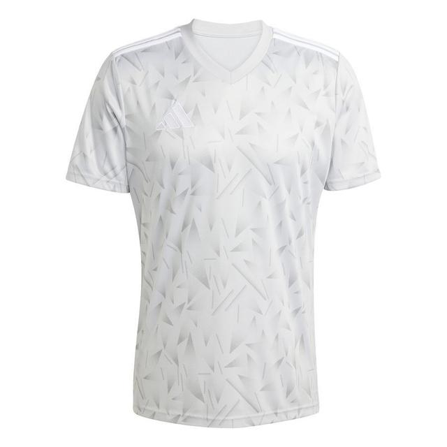 adidas Playershirt Team Icon 25 - Light Grey/white, size Large on Productcaster.