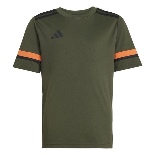 adidas Playershirt Squadra 25 - Night Cargo/orange Kids, size 116 cm on Productcaster.