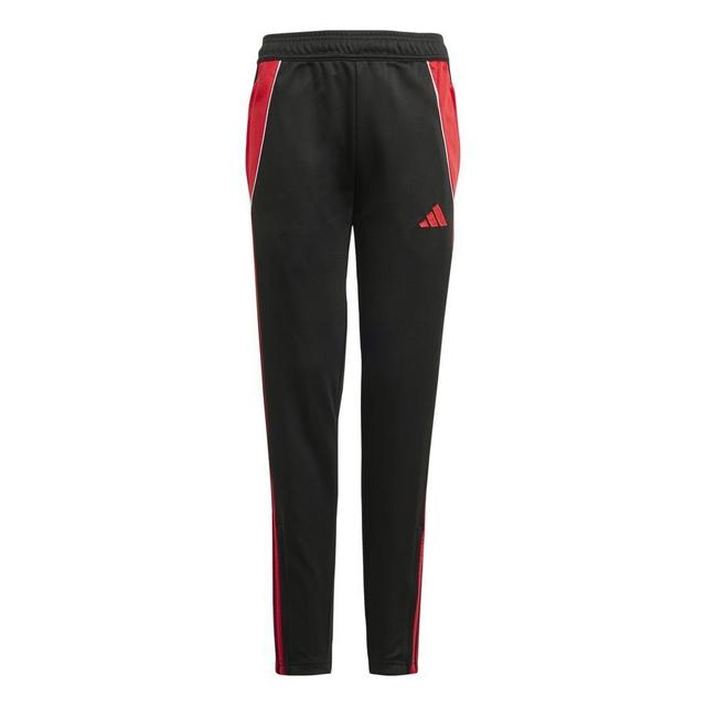 adidas Training Trousers Tiro 24 Slim - Black/pure Ruby Kids, size 140 cm on Productcaster.