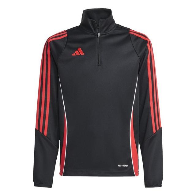 adidas Training Shirt Tiro 24 - Black/pure Ruby Kids, size 164 cm on Productcaster.