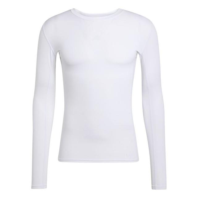 adidas Baselayer Techfit - White L/s, size 3XL on Productcaster.