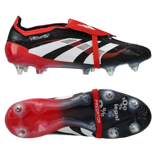 adidas Predator Elite Fold-over Tongue Sg Moments - Core Black/footwear White/vivid Red Limited Edition - Soft Ground (Sg), size 38⅔ on Productcaster.