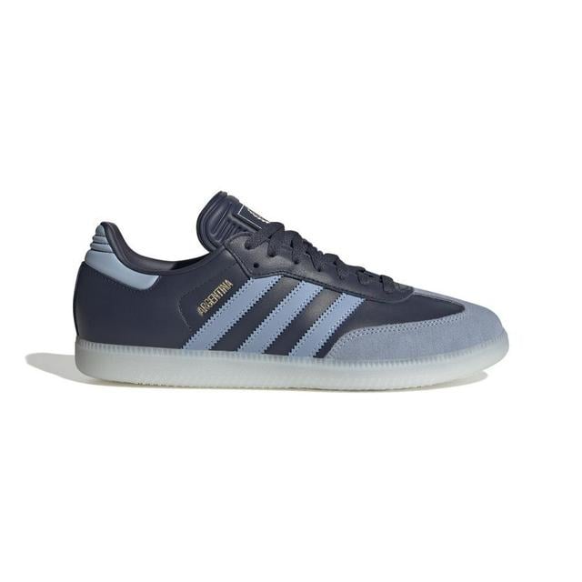 adidas Samba Argentina 50 Years Anniversary - Shadow Navy/ambient Sky/gold Metallic Limited Edition - Indoor (Ic), size 36⅔ on Productcaster.