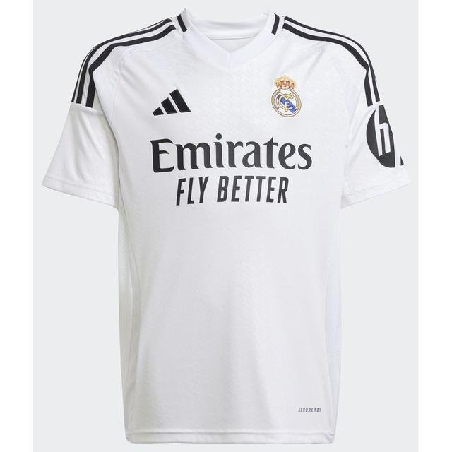 adidas Real Madrid 24/25 Kids hjemmebanetrøje, størrelse 140 cm on Productcaster.