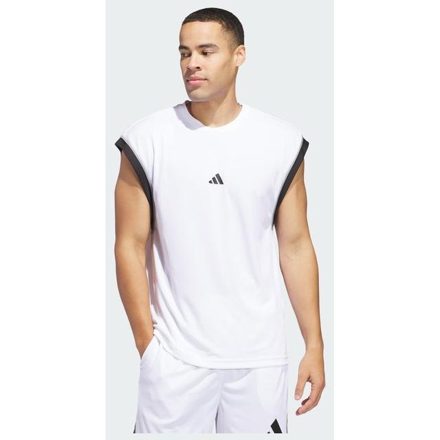 adidas adidas Basketball All-world Mouwloze Tanktop, maat Large on Productcaster.