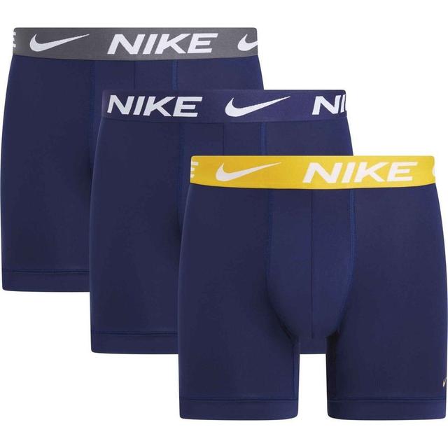 Nike Boxer Shorts 3-pack - Navy/university Gold/dark Grey, size X-Large on Productcaster.