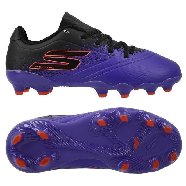 Skechers Razor 1.5 Fg Ignite - Purple Kids - Grass (Fg), size 26½ on Productcaster.