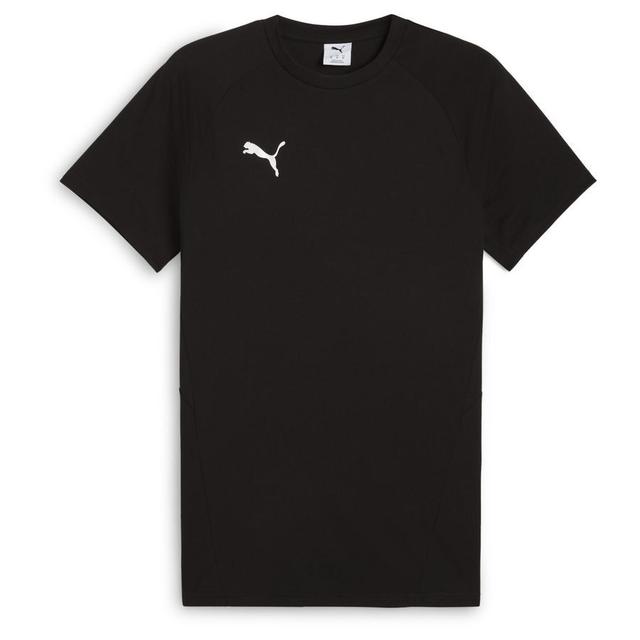 PUMA T-shirt Teamevostripe - PUMA Black/PUMA Silver/PUMA White, size X-Large on Productcaster.