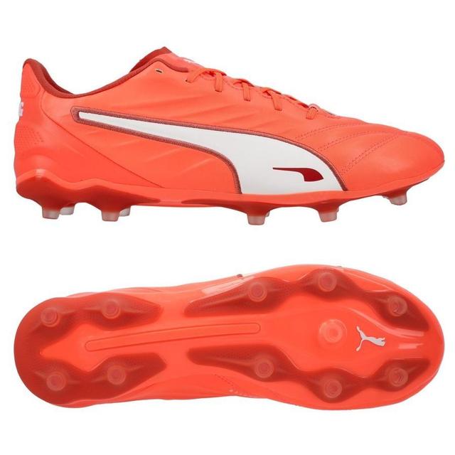 PUMA King Pro Fg/ag Unlimited - Glowing Red/PUMA White/red Fire, size 37½ on Productcaster.