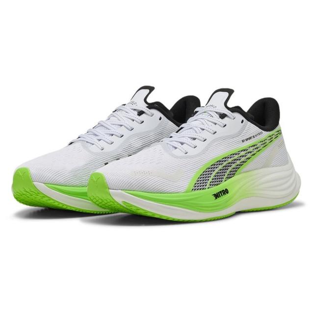 Velocity Nitro 3 Hyrox PUMA White-green Glare, size 42½ on Productcaster.