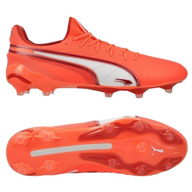 PUMA King Ultimate Fg/ag Unlimited - Glowing Red/PUMA White/red Fire, size 40 on Productcaster.