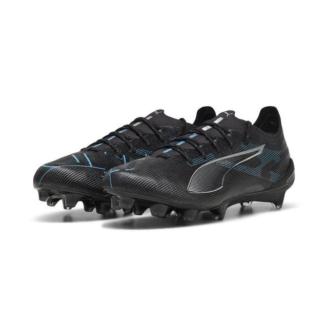 PUMA Ultra 5 Ultimate Fg Eclipse - PUMA Black/PUMA Silver/bright Aqua - Grass (Fg), size 35½ on Productcaster.