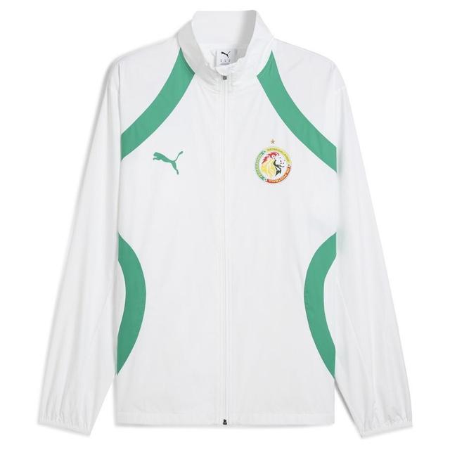 Senegal Jacket Pre Match Woven Anthem Africa Cup Of Nations 2025 - PUMA White/green, size X-Large on Productcaster.