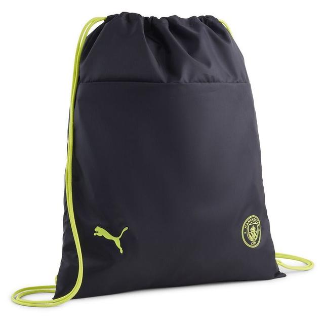 Mcfc Ess Gym Sack New Navy-yellow Glow - PUMA, size One Size on Productcaster.