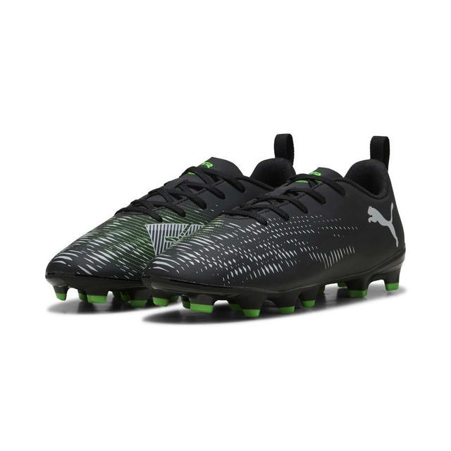 PUMA Future 8 Play Fg/ag Eclipse - PUMA Black/cool Light Gray/fluo Green Kids, size 34 on Productcaster.