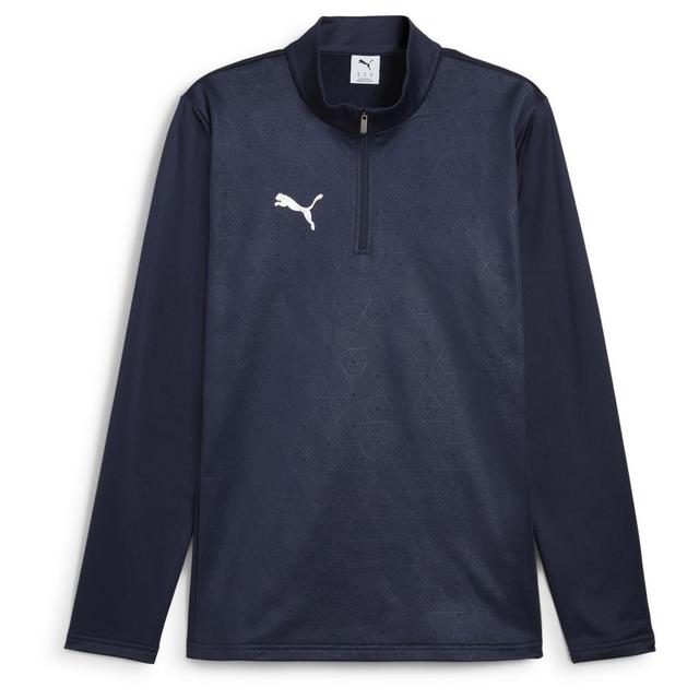 PUMA Training Shirt Teamadditions Warm - PUMA Navy/PUMA Silver, size Large on Productcaster.