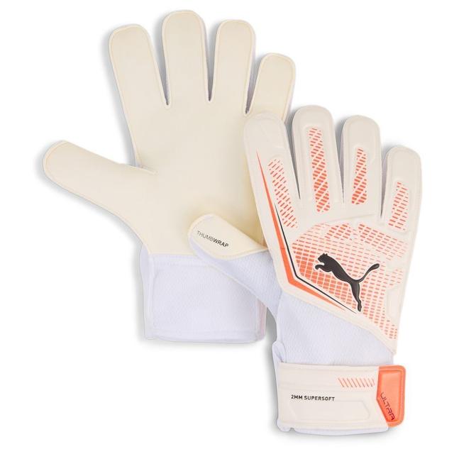 PUMA Goalkeeper Gloves Ultra Play Rc Unlimited - PUMA White/glowing Red/PUMA Black, size 10 on Productcaster.