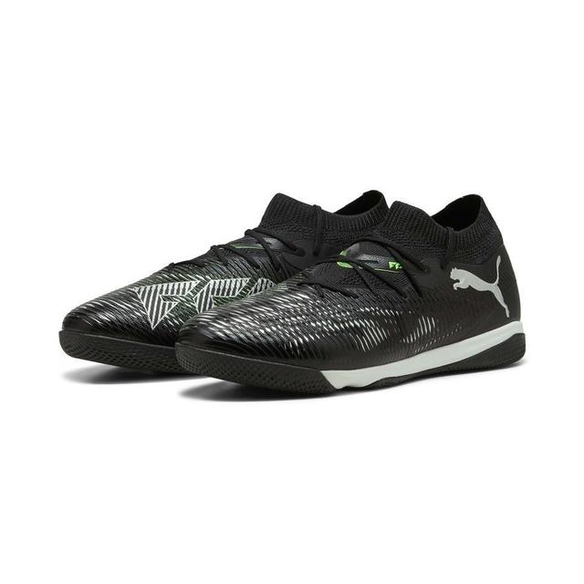 PUMA Future 8 Match It Eclipse - PUMA Black/cool Light Gray/fluo Green - Indoor (Ic), size 38 on Productcaster.