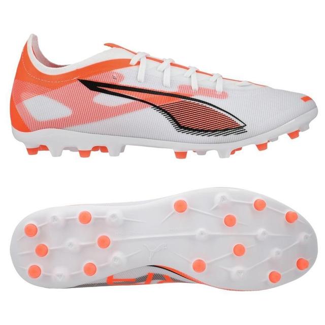 PUMA Ultra 5 Match Mg Unlimited - PUMA White/PUMA Black/glowing Red, size 46½ on Productcaster.