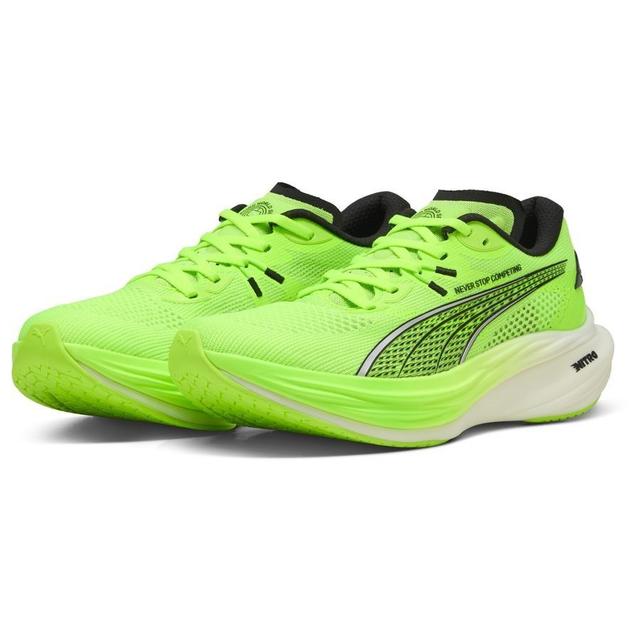 Deviate Nitro 3 Hyrox Green Glare-PUMA Black, size 44½ on Productcaster.