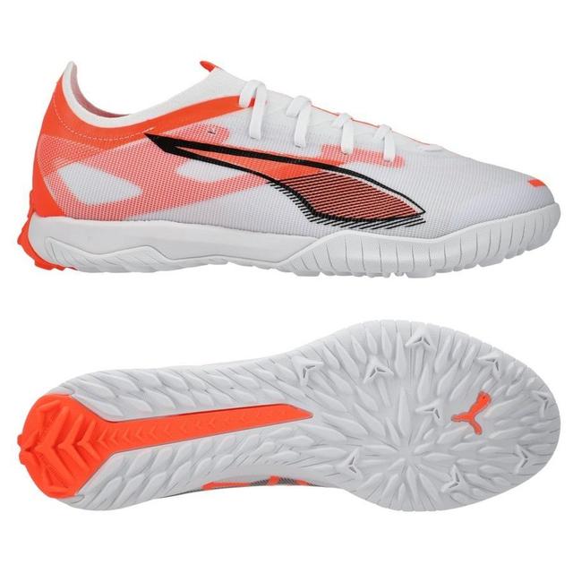 PUMA Ultra 5 Match Tt Unlimited - PUMA White/PUMA Black/glowing Red - Turf (Tf), size 44 on Productcaster.