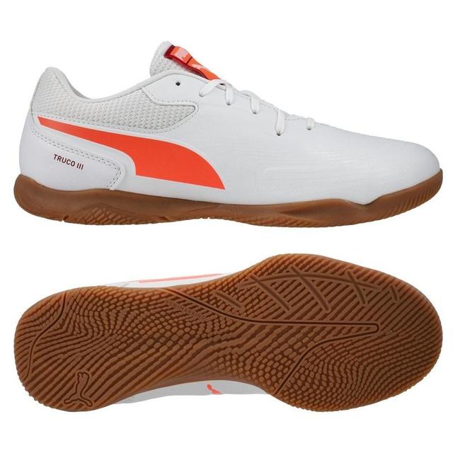 PUMA Truco Iii It - PUMA White/glowing Red/PUMA Black - Indoor (Ic), size 46½ on Productcaster.