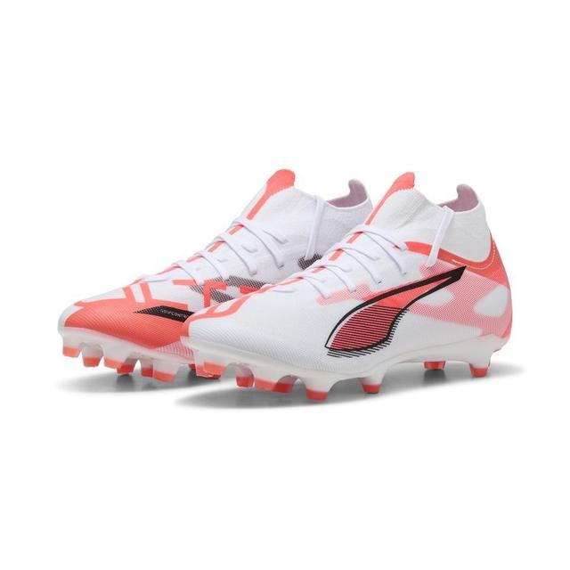 PUMA Ultra 5 Match + FG/AG Unlimited - PUMA White/PUMA Black/Glowing Red Women, size 39 on Productcaster.