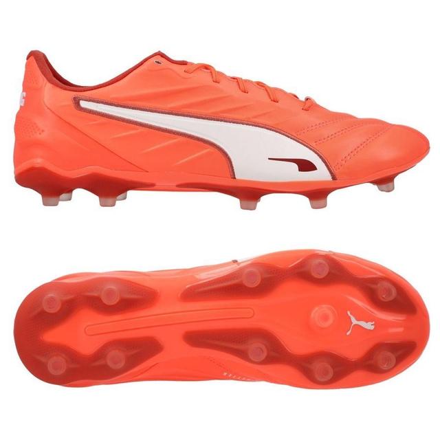 PUMA King Pro Fg/ag Unlimited - Glowing Red/PUMA White/red Fire Women, size 37 on Productcaster.