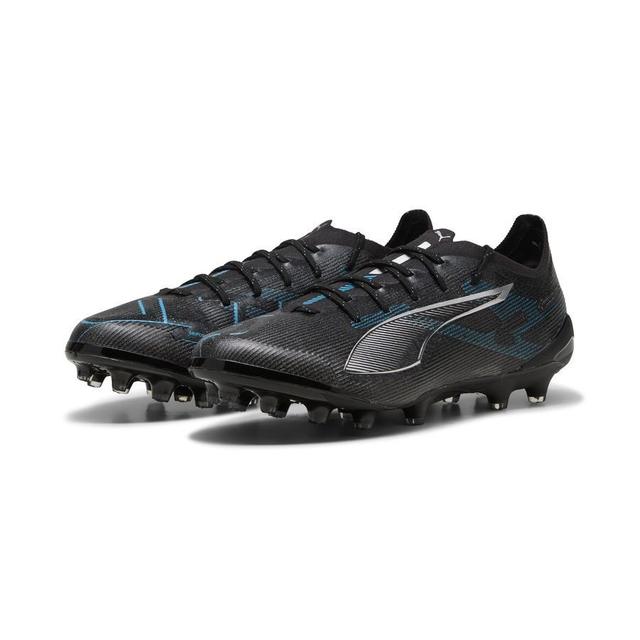 PUMA Ultra 5 Ultimate Ag Eclipse - PUMA Black/PUMA Silver/bright Aqua - Artificial Grass (Ag), size 40½ on Productcaster.