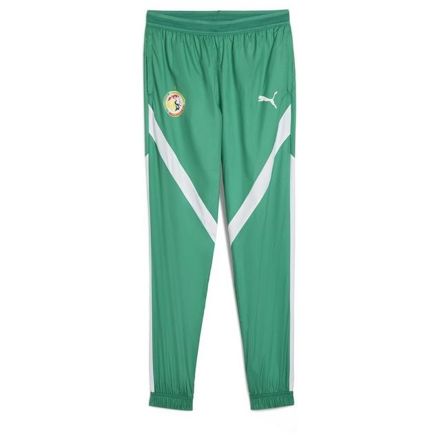 Senegal Training Trousers Pre Match Woven Africa Cup Of Nations 2025 - Green/PUMA White, size Large on Productcaster.