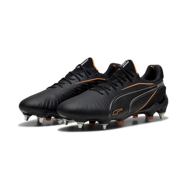 PUMA King Ultimate Sg Eclipse - PUMA Black/heat Fire/PUMA Silver - Soft Ground (Sg), size 45 on Productcaster.