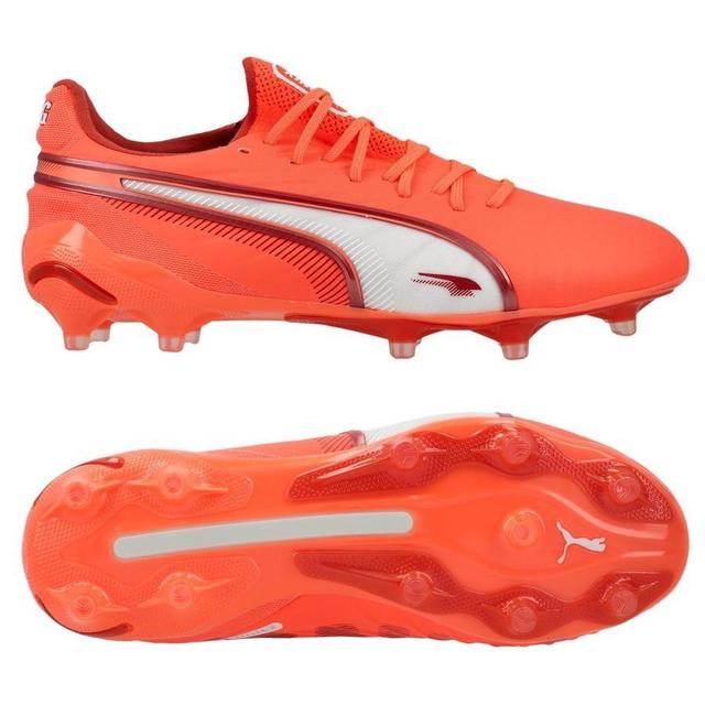 PUMA King Ultimate Fg/ag Unlimited - Glowing Red/PUMA White/red Fire Women, size 37½ on Productcaster.