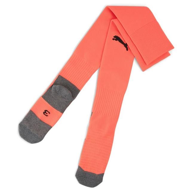 PUMA Football Socks Liga Core - Neon Sun/PUMA Black, size 47-49 on Productcaster.