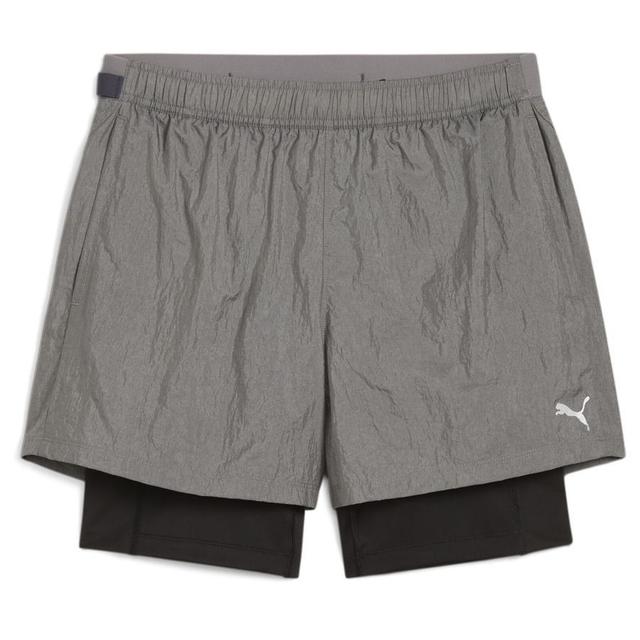 PUMA Running Shorts Seasons - Iron Grey, size X-Large on Productcaster.