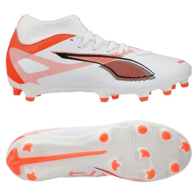 PUMA Ultra 5 Play + FG/AG Unlimited - PUMA White/PUMA Black/Glowing Red, size 46 on Productcaster.